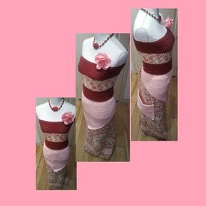 Skirt and top set